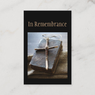 Memorial Service Inbjudan Bible Christian