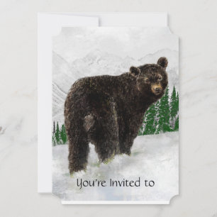 Memorial Service Inbjudan Black Bear Snö Mtn