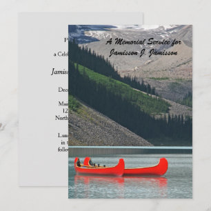 Memorial Service, Namn, Mountain Canoes Inbjudningar