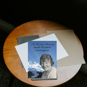 Memorial Service Sol Rays Photo Flat Program