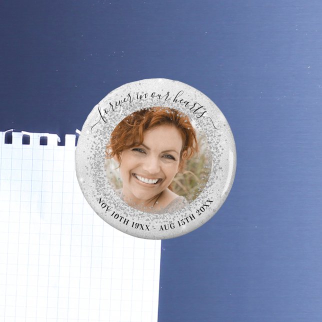 Memorial silver-miniatyrbilder kärlek alltid magnet (Skapare uppladdad)