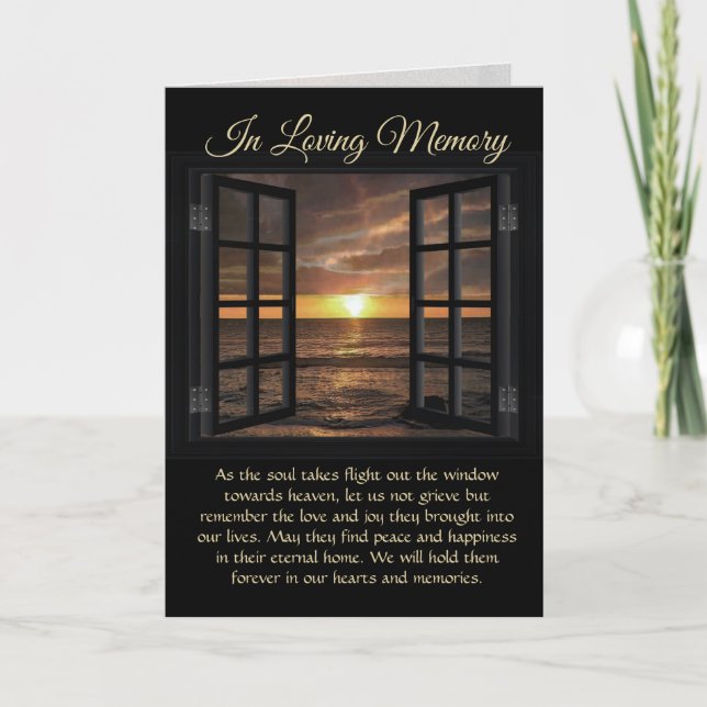 Memorial Soul tar flygkort Kort (Framsida)