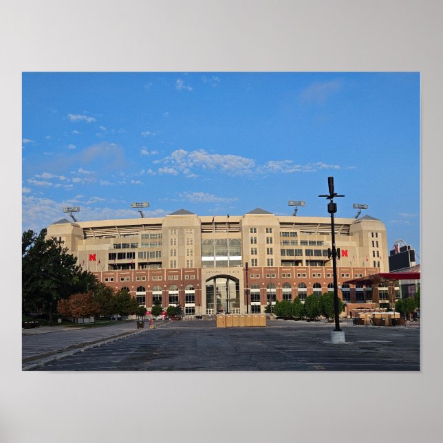 Memorial Stadium Lincoln Nebraska Wall Poster (Framsidan)