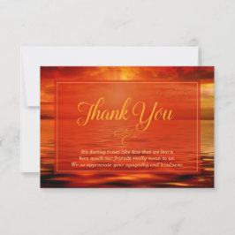 Memorial Sunset Ocean Horizon Tack Kort