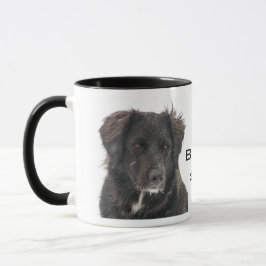 Memorial Svart lab Pet Hund Photo Namn Year Kaffemugg