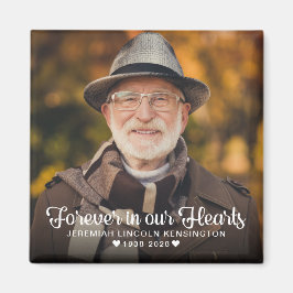 Memorial Sympathy Forever i vårt Heards-foto Magnet