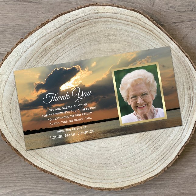 Memorial Tack för fotosolnedgångssympati (Skapare uppladdad)