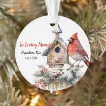 Memorial Watercolor Kardinal