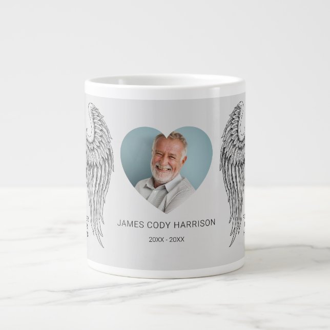 Memorial Wings Photo Jumbo Mugg (Framsidan)