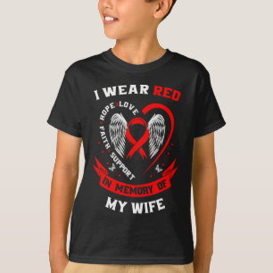 Memorialgåvor för förlust av hjärt- kärlsjukdom t shirt