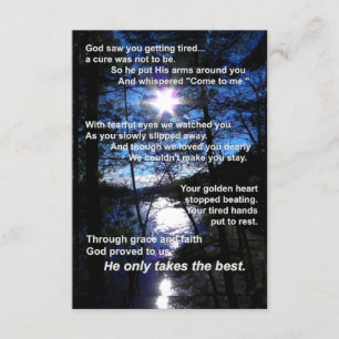 Memorialkort för inspirationspunkt inbjudningar