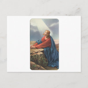 Memorialkort som skildrar Jesus Vykort