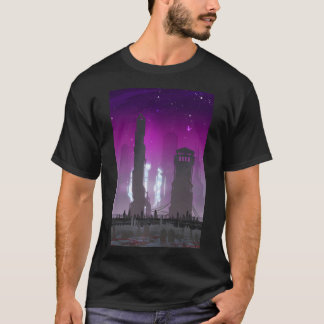 Memorials - Cyberpunk Future Ghost Town T Shirt