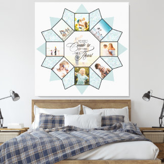 Memorials Photo Collage Sea Glass ID1016 Canvastryck