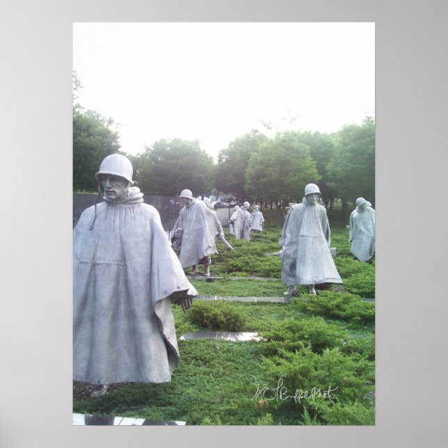 Memorialserie 1 för koreanska veteraner från Krig Poster (Framsidan)