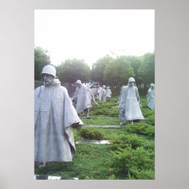 Memorialserie 1 för koreanska veteraner från Krig Poster