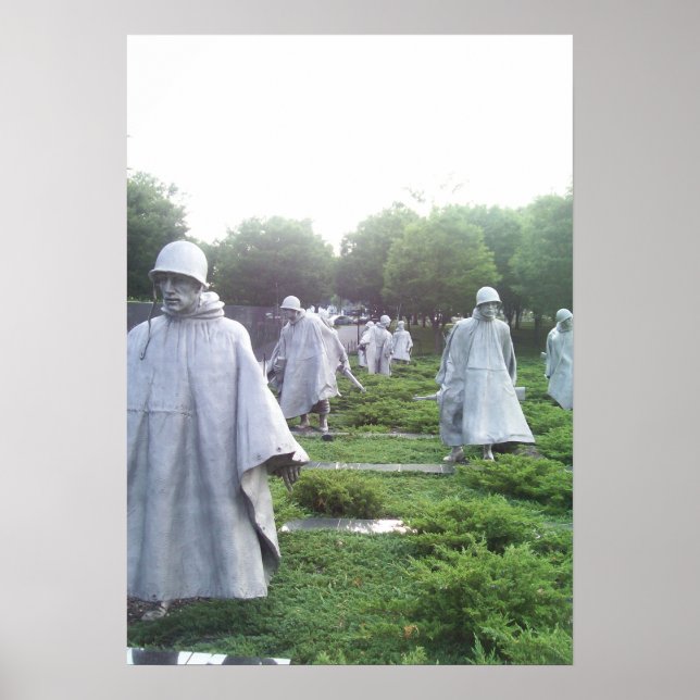 Memorialserie 1 för koreanska veteraner från Krig Poster (Framsidan)