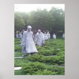 Memorialserie 2 för koreanska veteraner från Krig Poster