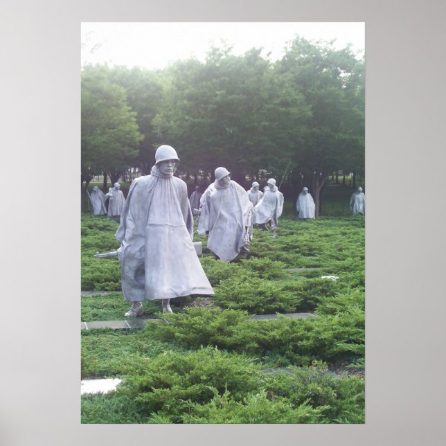 Memorialserie 2 för koreanska veteraner från Krig Poster (Framsidan)