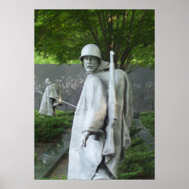 Memorialserie 3 för koreanska veteraner i Krig Poster