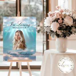 Memorialtecken för Etheral Ocean Älskare Poster