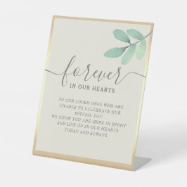 Memorialtecken för Greenery Guld Bröllop