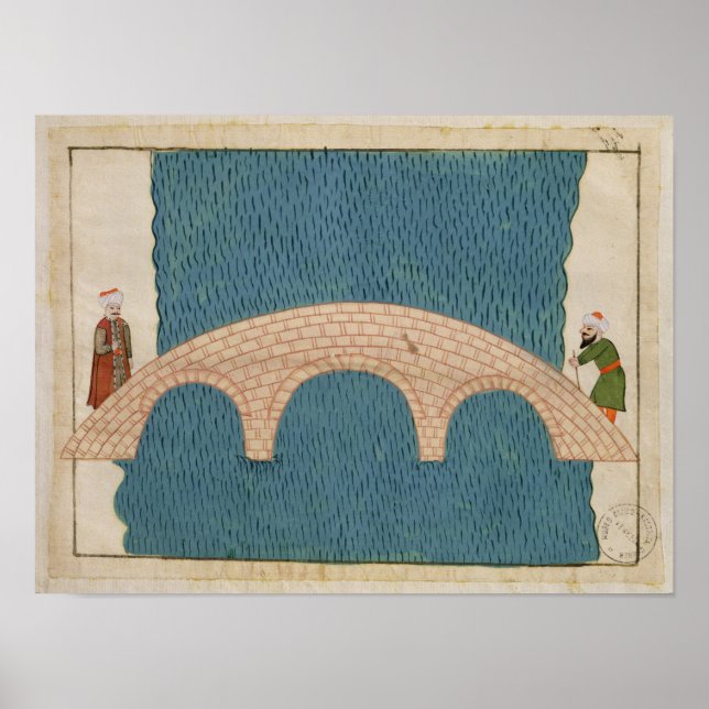 Memorie Turchesche skildrar Galata Bridge Poster (Framsidan)