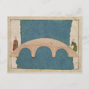 Memorie Turchesche skildrar Galata Bridge Vykort