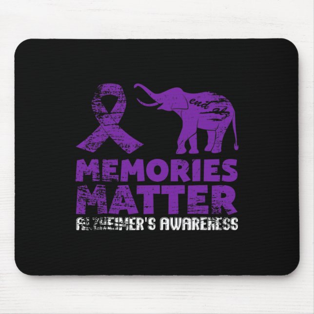 Memories Matter Alzheimer - Lila Elephant 1 Musmatta (Framsidan)