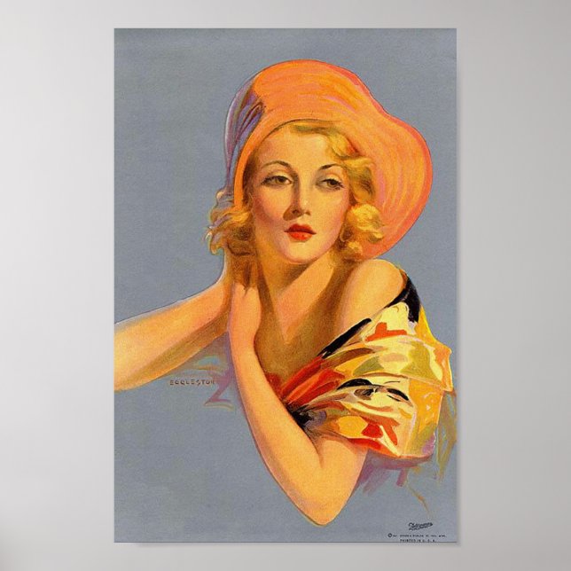 "Memories" Painting - Edward Mason Eggleston Poster (Framsidan)