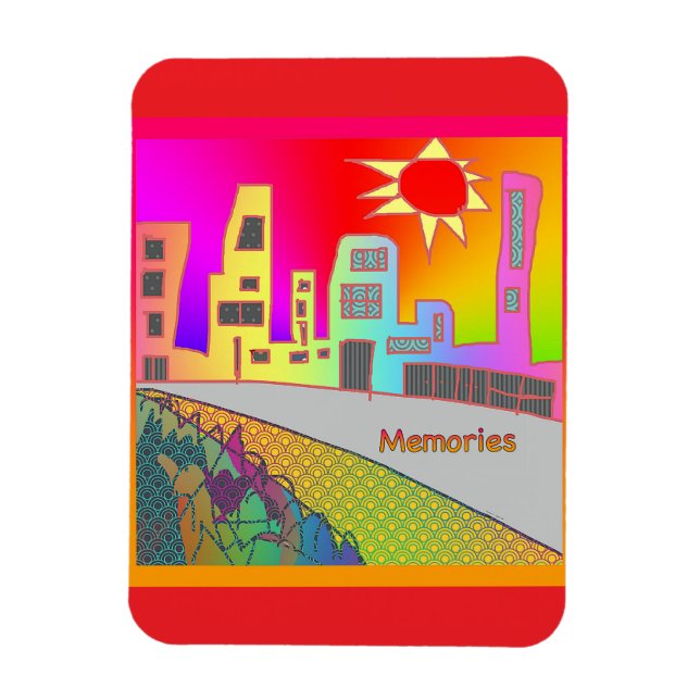 Memories Refrigerator  Magnet (Vertikal)