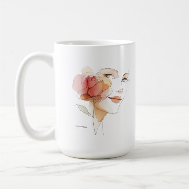 MemoryUs – “Just Like Love” Lyrisk Kaffemugg (Vänster)