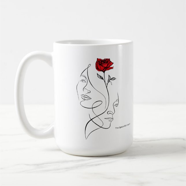 MemoryUs “Utrymmet vi hedrar” Lyrisk kaffemugg  (Vänster)