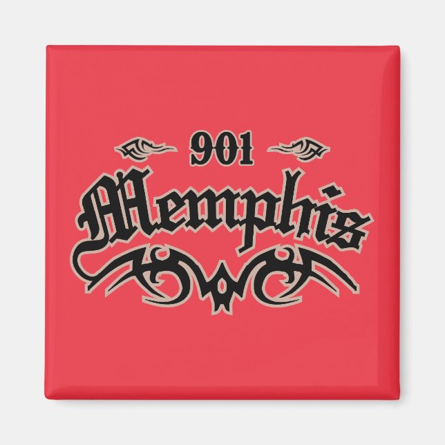 Memphis 901 magnet (Framsidan)