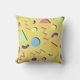 Memphis #92 Light Gult Kudde