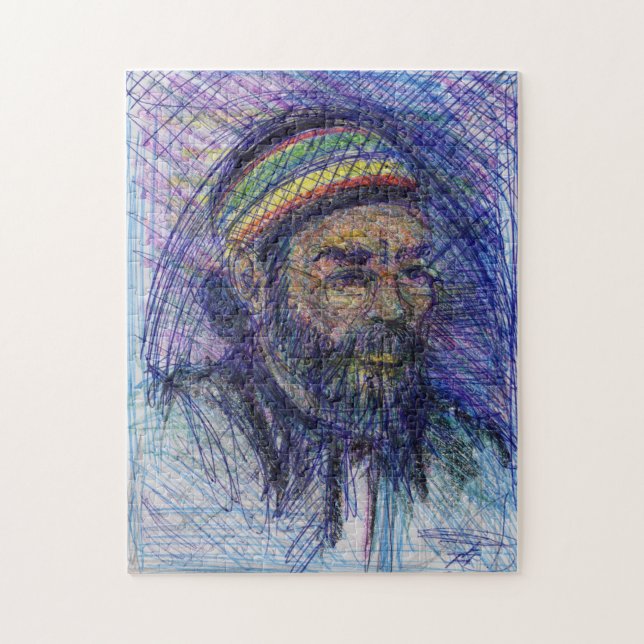 Memphis Artist Puzzle Pussel (Vertikal)