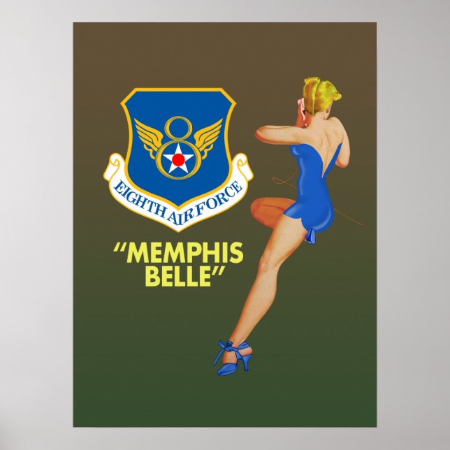 "Memphis Belle" 8:e Luft-styrkan Poster (Framsidan)