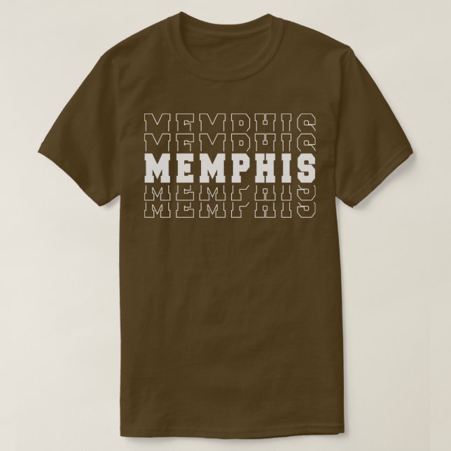 Memphis city Tennessee Memphis TN 1 T Shirt (Design framsida)