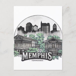 Memphis City Tennessee USA Vykort