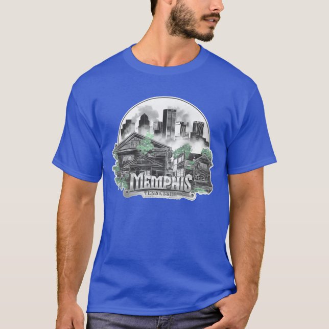 Memphis Cityennessee USA vän T Shirt (Framsida)