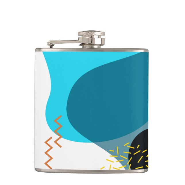 Memphis, coola, trendig, urban, modern illustratio fickplunta (Framsidan)