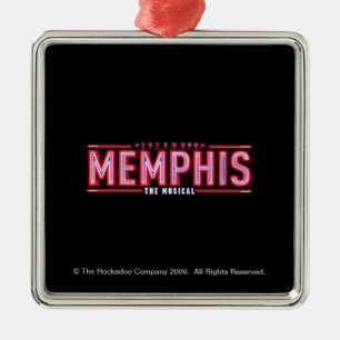 MEMPHIS - den musikaliska logotypen Julgransprydnad Metall