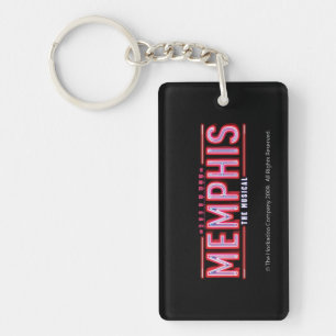 MEMPHIS - den musikaliska logotypen Nyckelring
