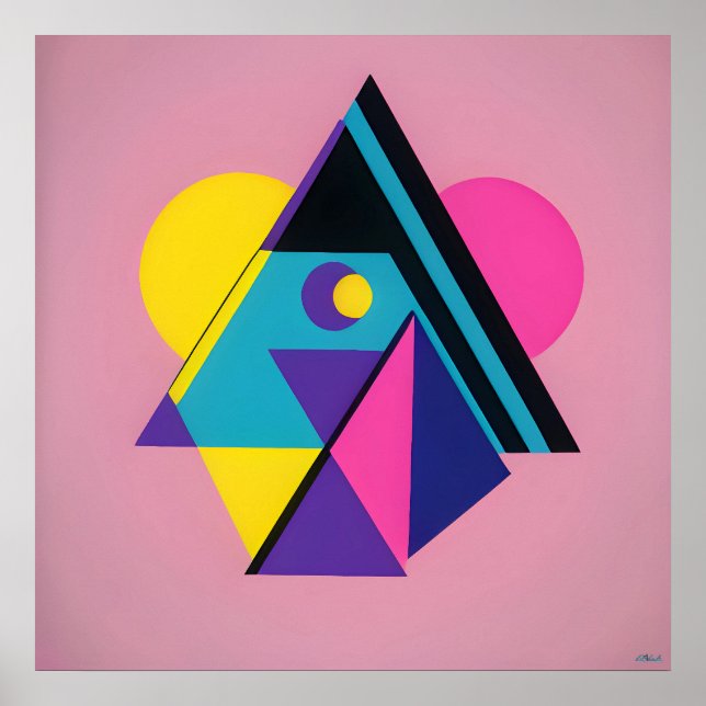 Memphis Design Boende Poster (Framsidan)