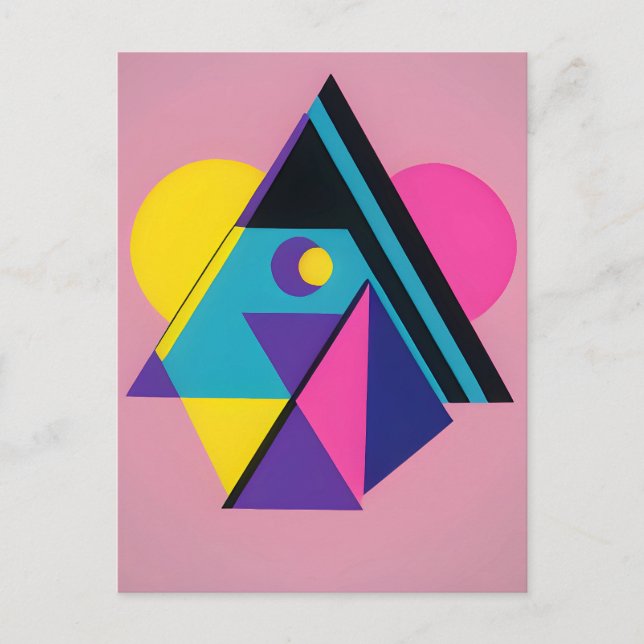 Memphis Design Boende Vykort (Framsida)