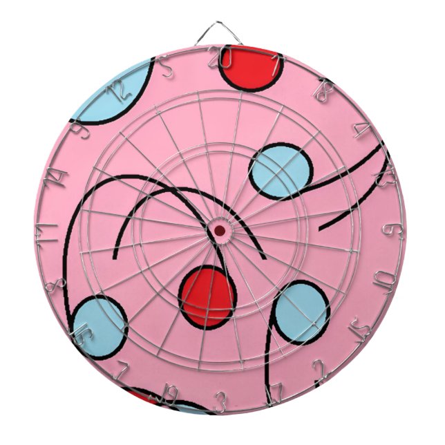 Memphis Design Drupes Darttavla (Framsidan)