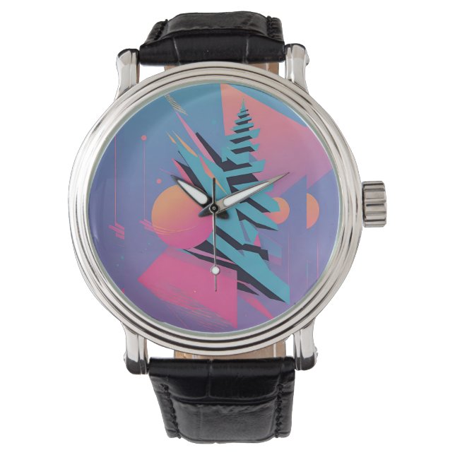 Memphis design - Ken Gage Art Armbandsur (Framsida)