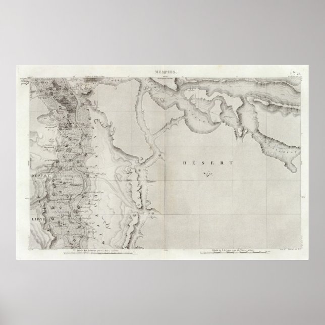 Memphis, Egypten Poster (Framsidan)