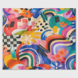Memphis Gift Wrap Presentpapper