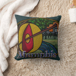 Memphis-Gult Fever- Pillow Kudde